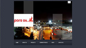 طراحی وب سایت شرکت نفت پارس