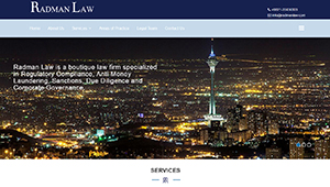 طراحی وب سایت حقوقی
